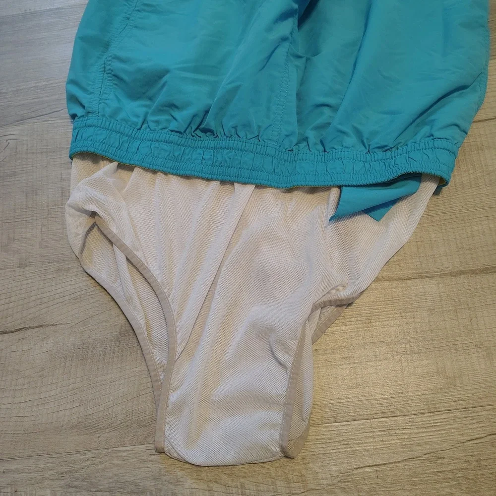 Polo Ralph Lauren Mens Turquoise Blue Swim Trunks Yellow Pony Logo Shorts L